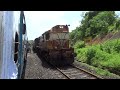 50106 sindhudurg passanger crossing 12051 goa jan shatabdi express konkan railways