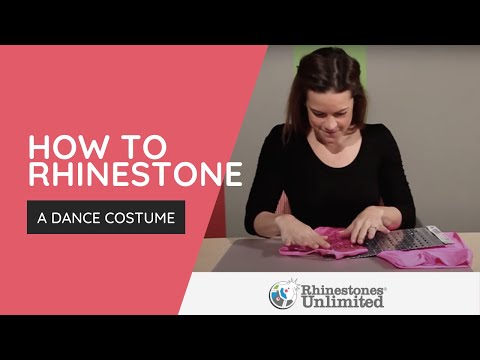 How To Rhinestone A Dance Costume How To Rhinestone A Dance Costume