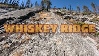 Whiskey Ridge, Whiskey Falls, and Fallen Trees Galore