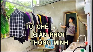 LẮP RÁP GIÀN PHƠI THÔNG MINH TẠI NHÀ