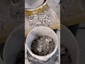 Oddly satisfying asmr while cleaning up the bone dry clay on my pottery wheel!!! #potterystudio