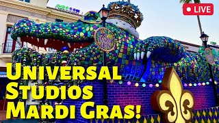 🔴LIVE🔴Universal Orlando's Mardi Gras 2023 Fat Tuesday | Universal Studios Live Stream 1080p 60fps