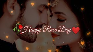 Happy Rose Day My Love 😘❣️.New Rose day shayari 🌹🤗.2023 New Rose day shayari for WhatsApp status 🥀😘.