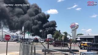 KCFD: Porta potties, fence on fire in Northwest Bakersfield