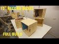 full build - making plywood boxes for 12 inch vinyl records