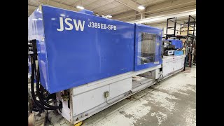 SEPT CONSIGNMENT AUCTION Lot 100  - 385 TON 34 OZ JSW J385EII-SPB INJECTION MOLDING MACHINE, 1998