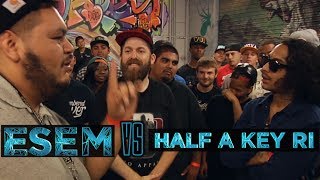 BOTZ2 - Rap Battle - Esem vs Half A Key Ri