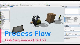 How To Use Travel Position and Task Sequences In Flexsim Process Flow | Flexsim Tutorial | Part 2