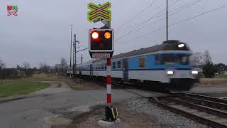 Železniční přejezd Třebechovice pod Orebem #2 [P4015] - 19.12.2020 / Czech railroad crossing