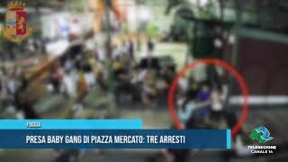 FOGGIA Presa baby gang di piazza Mercato tre arresti TG Teleregione 22 09 2021