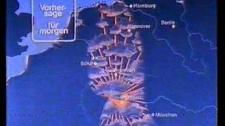 ARD Fragment Tagesschau 11.10.1987 - Programmansage Lutz Schulze (Video 2000)