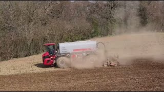 Démo de l'automoteur d'épandage de lisier Holmer Terra Variant 585 avec enfouisseur Horsch Joker 7 m