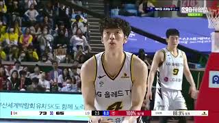 Korean Basketball League players shooting high FT% by using the backboard