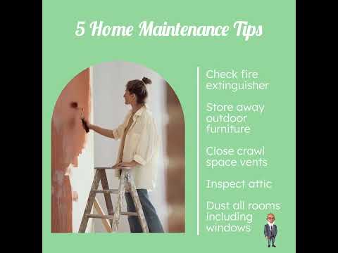 5 Home Maintenance Tips