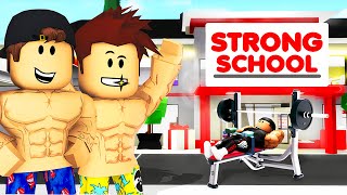 STRONG SCHOOL Needed Boys.. Trainer Had DARK Secret! (Brookhaven RP)
