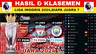 Klasemen Liga Inggris 2024 Terbaru Hari Ini | Liverpool,City Or Arsenal Juara Liga Inggris 2024 ?
