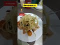 sausage spaghetti สปาเกทตี้ไส้กรอกผัดพริกแห้ง shorts foodie vlog homecook spagetti eat