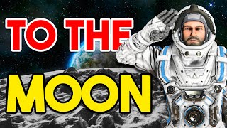 I Need A New Ship So I'm Going to the Moon Space in Engineers Contact Update preparation Ep 10