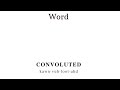 Convoluted #shorts #short #pronunciation #vocabulary #gre #toefl #ielts