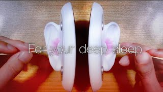 ASMR [3hours]  Clean and cozy sound💖 Penetrating ear cleaning only for your deep sleep🌙😴 No talking