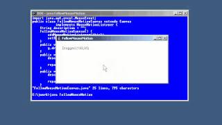 Lesson2 Mouse Motion | Java Graphics Tutorial