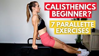 7 PARALLETTE EXERCISES FOR BEGINNERS | How To Start Calisthenics At Home