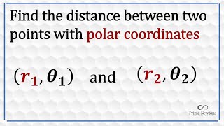 Distance between two polar coordinates
