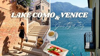 LAKE COMO \u0026 VENICE | Italy Travel Vlog with The Girls