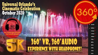 Universal Studios Cinematic Celebration 360 VR 2020 Complete Show + Post Show