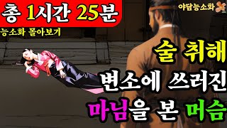 [야담 능소화 몰아보기12] 머슴이 마님을 사랑해 영감을 속이고 마님을 차지하는데 / 조선시대 / 야담 / 전설 / 민담 / 설화 / 옛날이야기