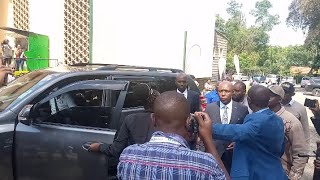 TIGHT SECURITY: Ex Mungiki boss Maina Njenga leaving Nakuru Law Court