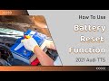 How to Use Battery Reset Function on SDS | 2021 Audi TTS