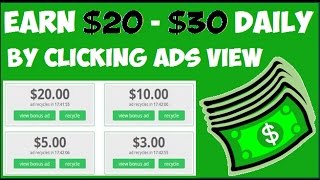 How To Earn $20 to $30 Daily by Clicking Ads - Paidverts Earning Payment Proof