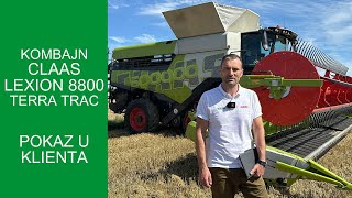 Claas LEXION 8800 Terra Trac / pokaz u klienta /