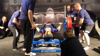 Hildeborg Hugdal 232,5 kg bench press