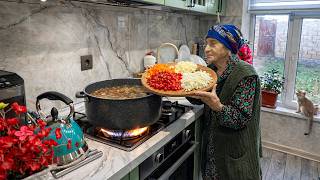 Traditional Grandma Cooking – Village Life – A Bowl of Healthy Meat Soup!