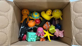 LEARN SEA ANIMAL NAMES AND FACTS WITH FUN TOYS| SEA ANIMAL TOYS VIDEOS  FOR TODDLERS