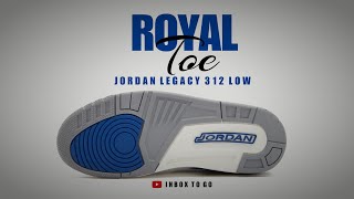 Air Jordan Legacy 312 Low ROYAL TOE 2023 DETAILED LOOK AND PRICE