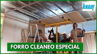 COMO FAZER UM FORRO DRYWALL CLEANEO KNAUF PASSO A PASSO