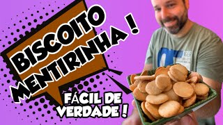 BISCOITO MENTIRINHA! RECEITA FÁCIL DE VERDADE!!!