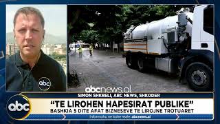 Shkoder, Bashkia nis pastrimin e qytetit. Hiqen vazot ne hyrje, pastrohen rruget | ABC News Albania