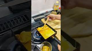 YouTube史上最速で玉子焼き（甘いやつ）作って食べる男