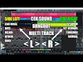 Cek Sound lagu Cinta dan dilema Multi Track Stereo L & R