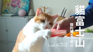 貓富士山，貓是用水做的貓鮮食也是！【貓副食食譜】好味貓廚房EP70