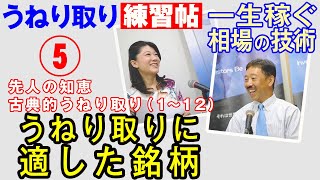 株・うねり取り練習帖 第5回　じっせんの「つ」～　うねり取りに適した銘柄