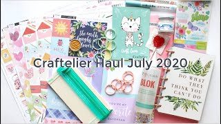 Craft Supply HAUL from Craftelier July 2020