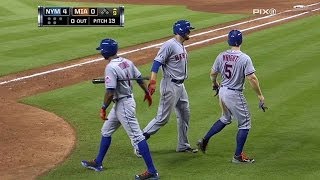 NYM@MIA: Duda drills a two-run homer to right field