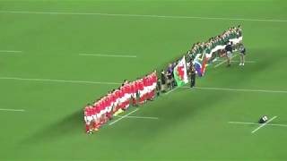 ラグビーワールドカップ南アフリカ×ウェールズ国家 national anthem 横浜国際 Semi-Finals South Africa×Wales Rugby World Cup 2019