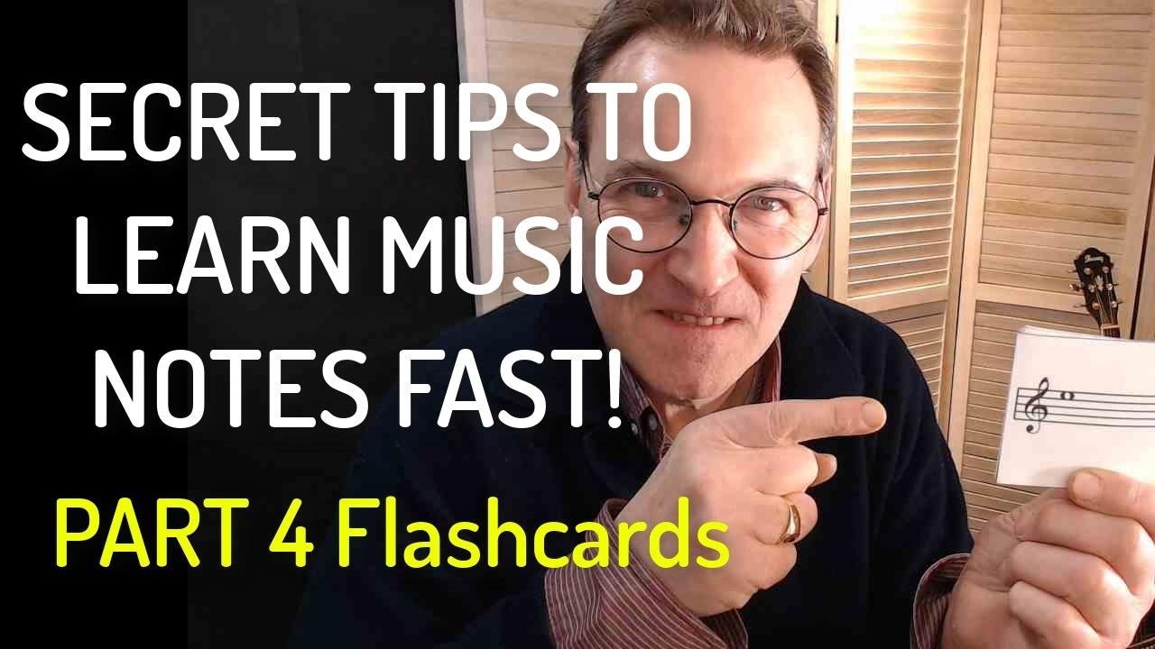 Secret Tips How To Learn Music Notes Fast With Flash Cards Youtube