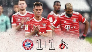 Kimmich's stunner saves the draw | FC Bayern vs. 1. FC Köln 1-1 | Bundesliga Highlights